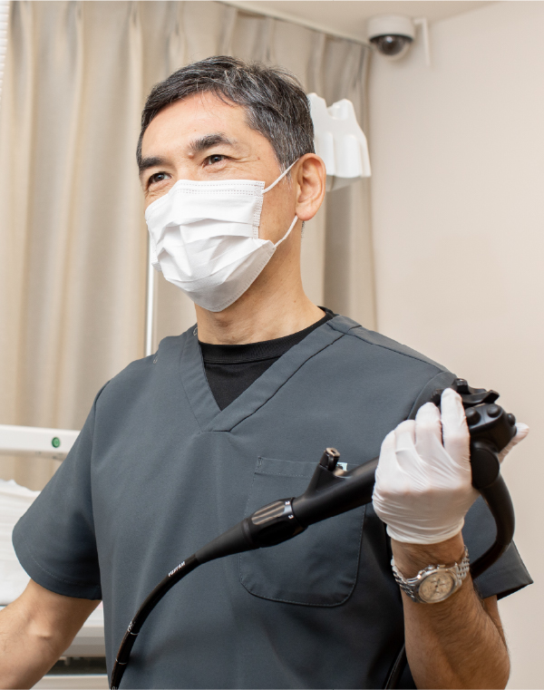 熟練の消化器内視鏡専門医による検査